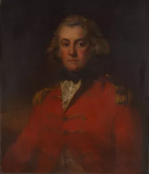 Major Thomas Pechell by John Hoppner Oil Painting
