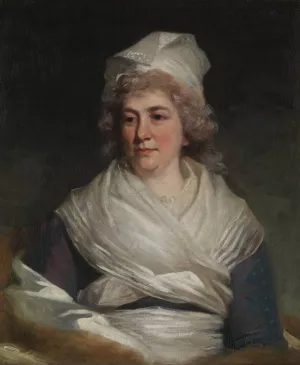 Mrs. Richard Bache Oil painting by John Hoppner