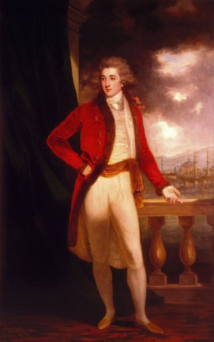 Portrait of Captain George Porter by John Hoppner Oil Painting
