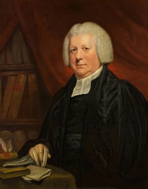 Portrait of the Rev. Samuel Glasse, DD FRS by John Hoppner Oil Painting