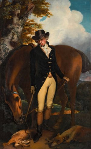 Portrait of Thomas Norton Esq. by John Hoppner Oil Painting