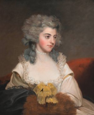 Susannah Edith, Lady Rowley by John Hoppner Oil Painting