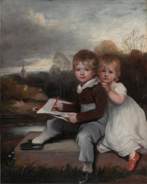 The Bowden Children by John Hoppner Oil Painting