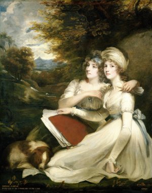 The Frankland Sisters Oil painting by John Hoppner