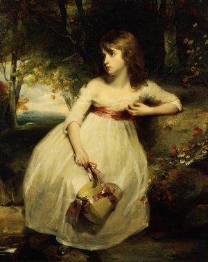 The Little Gardener by John Hoppner Oil Painting