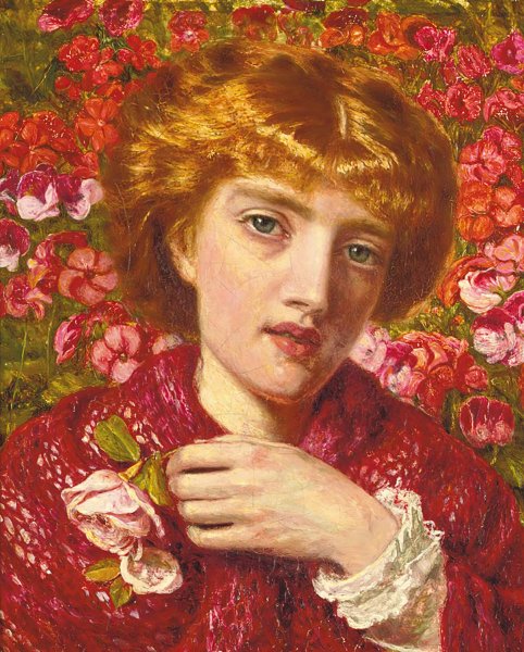 The Gardener's Daughter by John Ingle Lee - Hand-Painted Oil Painting Reproduction