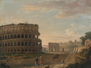 The Colosseum by John Inigo Richards Oil Painting