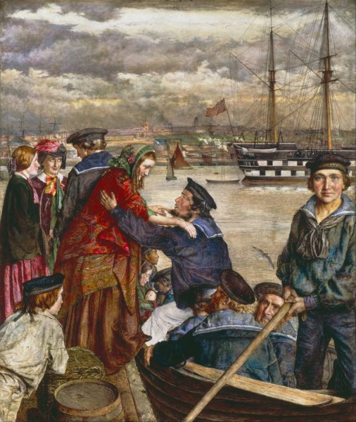 Sweethearts and Wives by John J Lee - Hand-Painted Oil Painting Reproduction