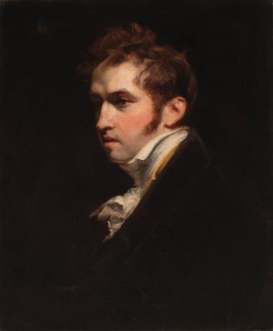 Portrait of a Man by John Jackson Oil Painting