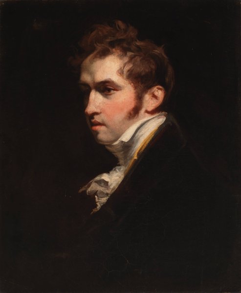 Portrait of a Man by John Jackson - Hand-Painted Oil Painting Reproduction