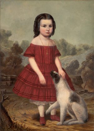Portrait of Alice Lyons by John Jacob Hegler Oil Painting
