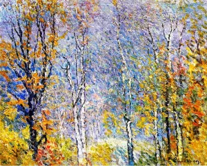 Birches by John Joseph Enneking - Oil Painting Reproduction