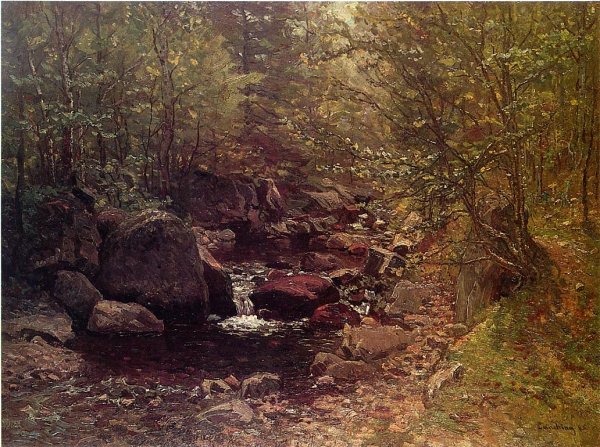 Main Product Photo of Brook in Spring Painting by John Joseph Enneking
