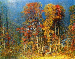 Fall Landscape by John Joseph Enneking - Oil Painting Reproduction
