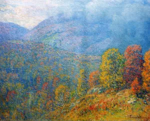 Mountain Landscape by John Joseph Enneking - Oil Painting Reproduction