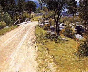 Sandy Road by John Joseph Enneking - Oil Painting Reproduction