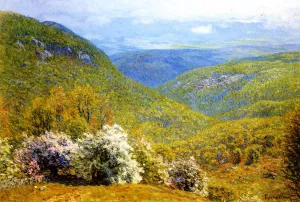 Spring Hillside by John Joseph Enneking - Oil Painting Reproduction