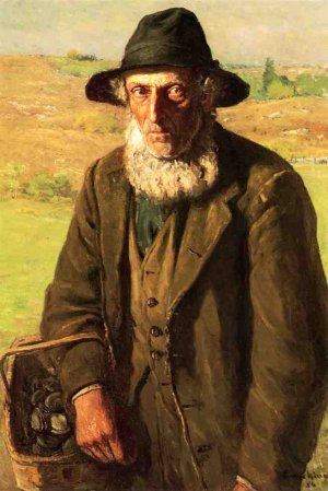 The Clam Digger by John Joseph Enneking Oil Painting