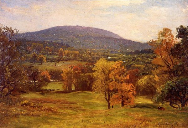 Main Product Photo of The Milton Blue Hills Painting by John Joseph Enneking
