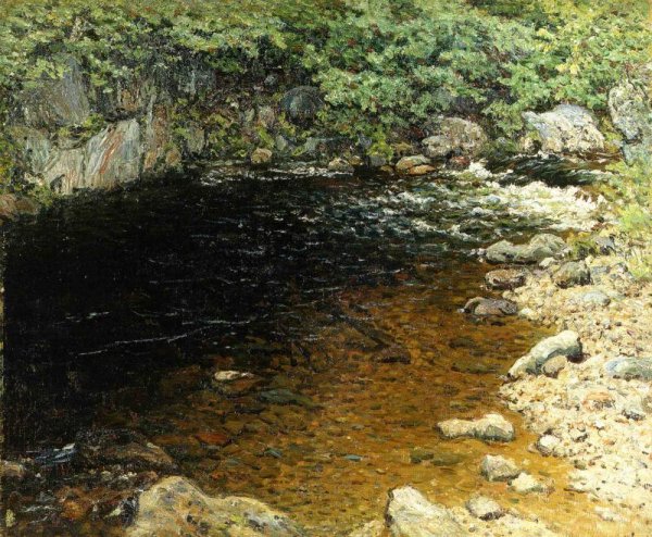 The Pool, Newry, Maine by John Joseph Enneking - Hand-Painted Oil Painting Reproduction