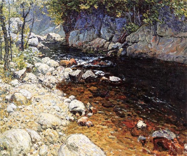 Main Product Photo of The Trout Brook Painting by John Joseph Enneking