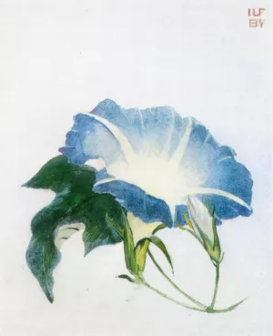 Ipomoea also known as Morning Glory painting by John La Farge