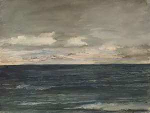 Lesson Study on Jersey Coast Oil painting by John La Farge