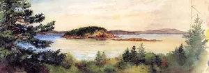 Porcupine Island, Bar Harbor, Maine by John La Farge Oil Painting