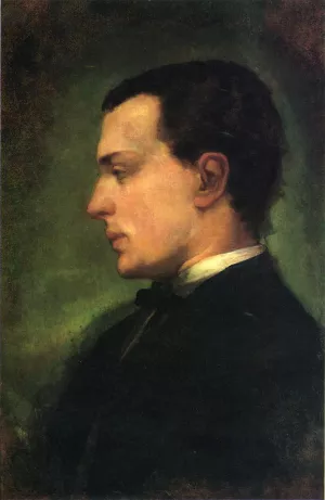 Portrait of Henry James, the Novelist by John La Farge - Oil Painting Reproduction
