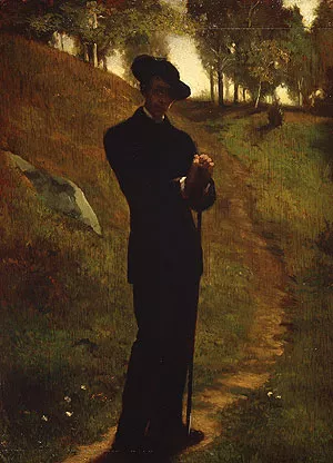 Portrait of the Painter by John La Farge - Oil Painting Reproduction