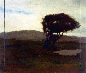 Rising of East Wind, Newport Oil painting by John La Farge