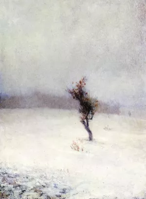 Snow Storm Oil painting by John La Farge