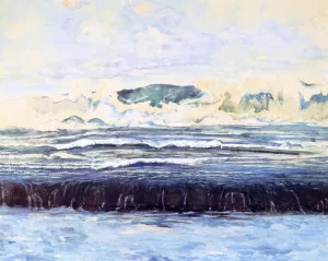 Study on the Reef at Tautira, Tahiti, 1891 painting by John La Farge