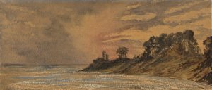Sunset at Red Spring by John La Farge Oil Painting