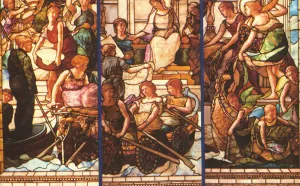 The Fruits of Commerce Oil painting by John La Farge
