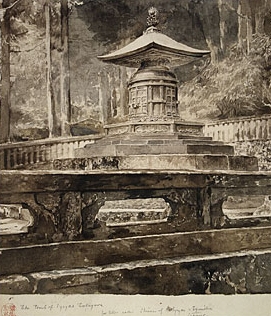 The Tomb of Iyeyasu Tokugawa by John La Farge Oil Painting