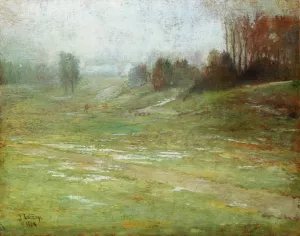 Winter Thaw by John La Farge - Oil Painting Reproduction