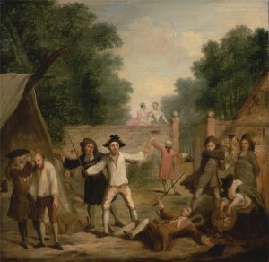 Hob's Defence by John Laguerre Oil Painting
