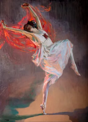 Anna Pavlova by John Lavery Oil Painting