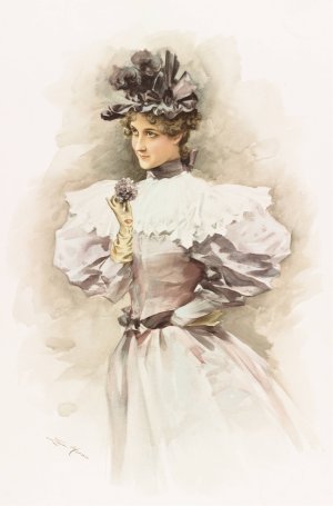 Advertisement for G. Wiedman Brewing Co by John Leon Moran Oil Painting