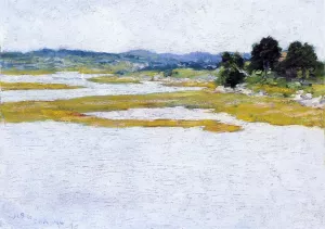 Wetlands by John Leslie Breck - Oil Painting Reproduction