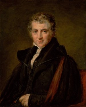 Augustus Wall Callcott, R.A. by John Linnell Oil Painting