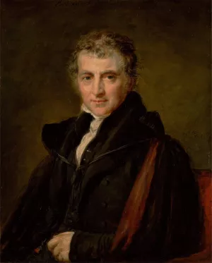 Augustus Wall Callcott, R.A. by John Linnell Oil Painting