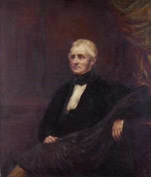 Henry Stephen Fox-Strangways, 3rd Earl Of Ilchester by John Linnell Oil Painting