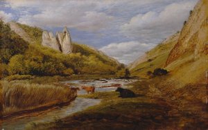 In Dovedale by John Linnell Oil Painting