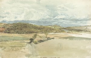Landscape in North Wales by John Linnell Oil Painting