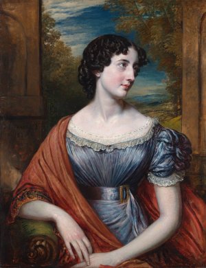 Miss Jane Puxley by John Linnell Oil Painting