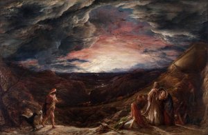 Noah, The Eve of the Deluge by John Linnell Oil Painting