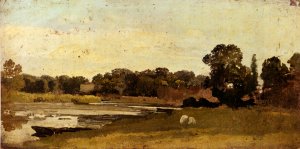 Study of a River Landscape