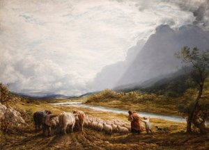 The Cloud by John Linnell Oil Painting